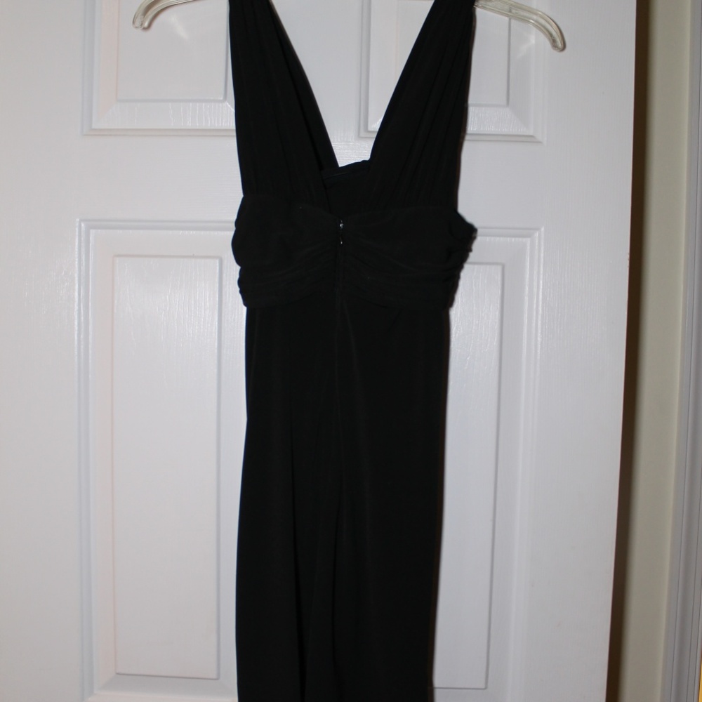 Express XS Cross neck front Little Black Dress - Picture 4 of 8